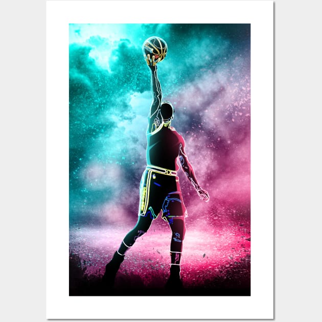 Soul of basketball Wall Art by San Creative